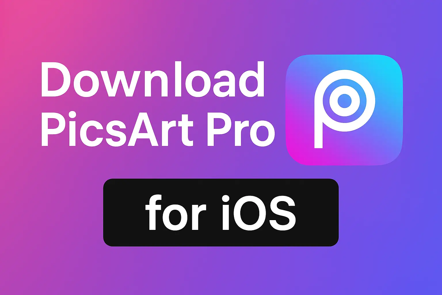 Picsart pro for iOS