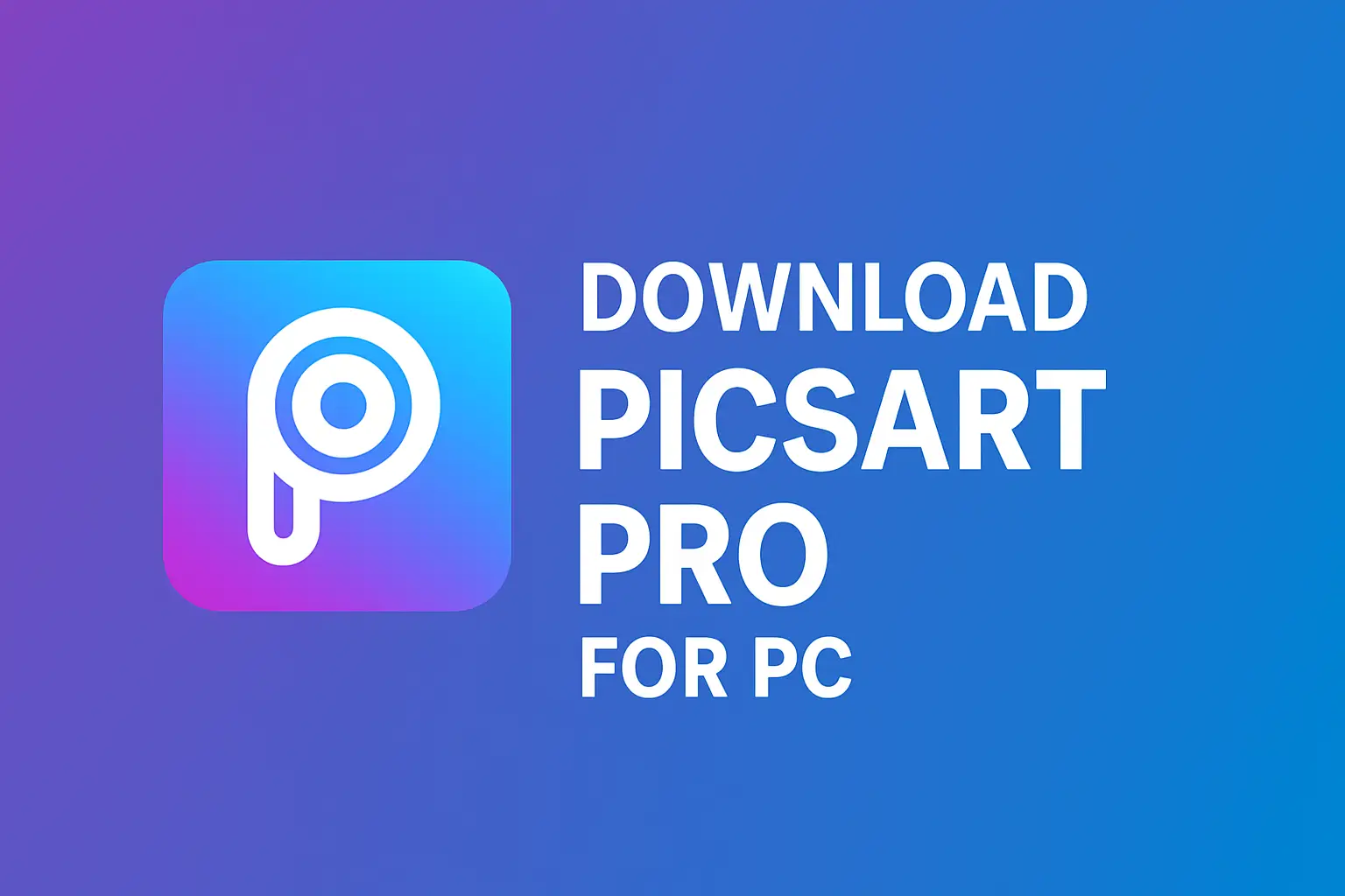 PicsArtPro Mod APK For PC